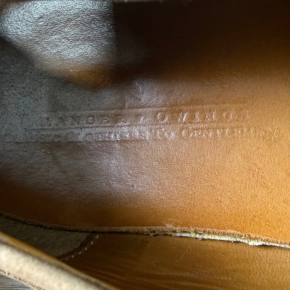 Granger Owings Taylor Oxford Mens 12M Tan Suede Moc Toe Brazil Timeless Classic